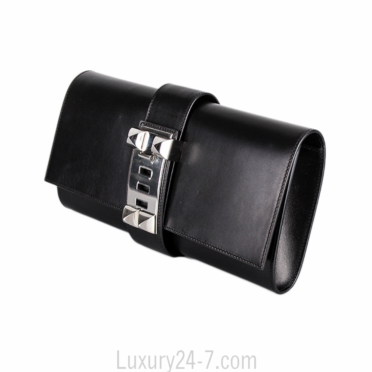 Hermes Black Medor 29 Clutch