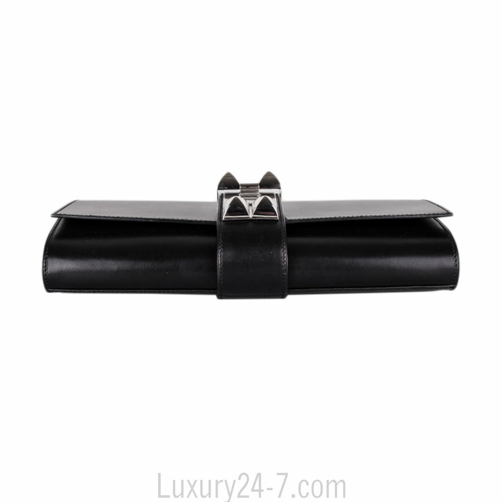 Hermes Black Medor 29 Clutch