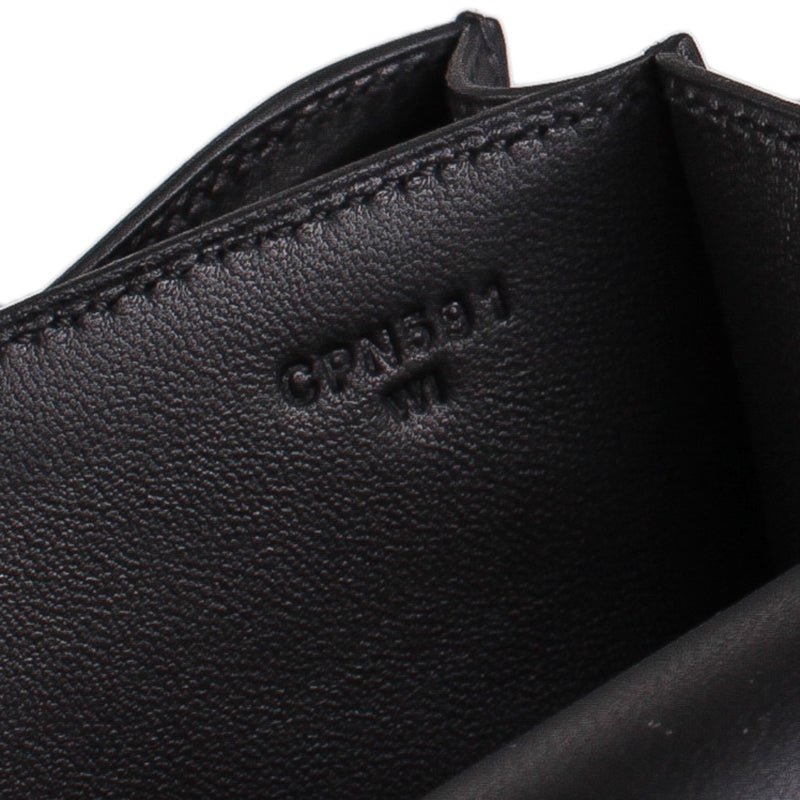 2018 Hermès Noir Black Evercalf Constance III Mini 18
