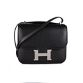 2018 Hermès Noir Black Evercalf Constance III Mini 18