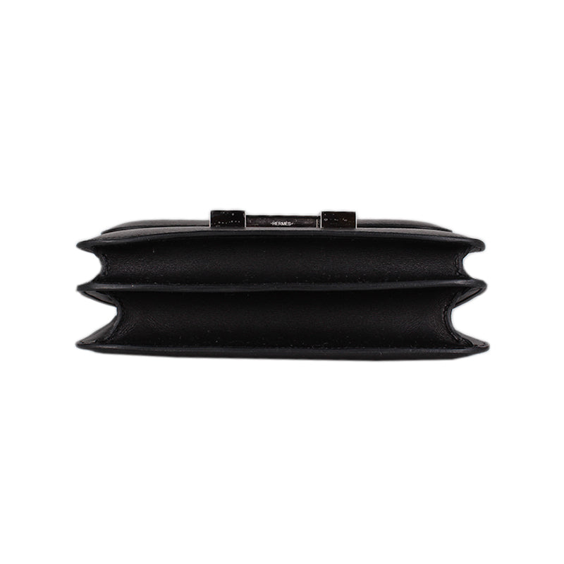 2018 Hermès Noir Black Evercalf Constance III Mini 18