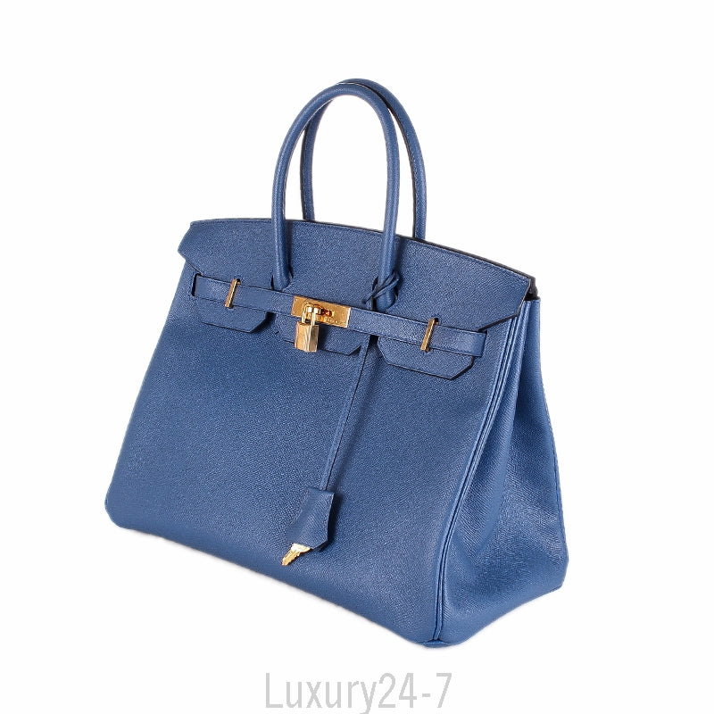 Hermès Bleu Agate Epsom Birkin 35
