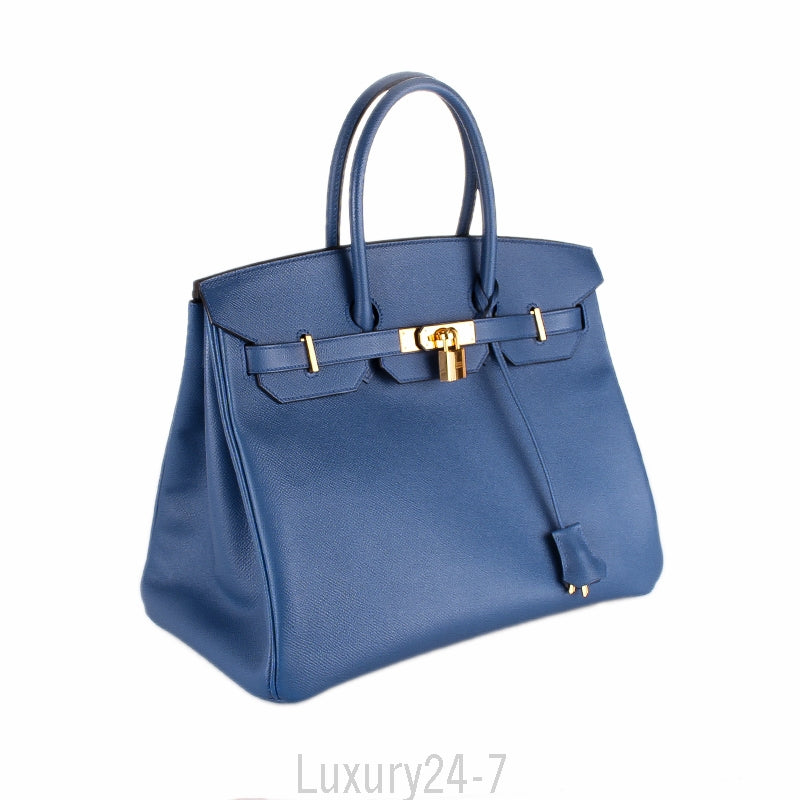 Hermès Bleu Agate Epsom Birkin 35