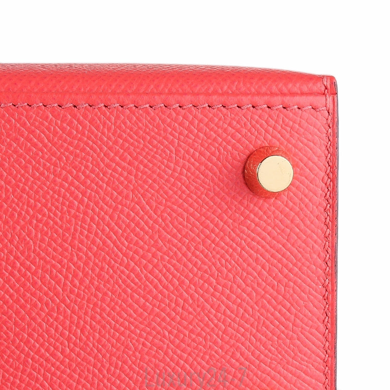 Hermès Rose Jaipur Epsom Kelly Sellier 25