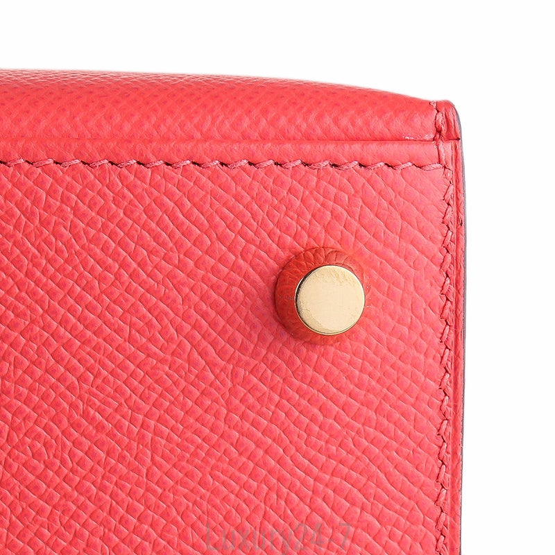 Hermès Rose Jaipur Epsom Kelly Sellier 25