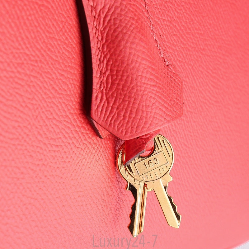 Hermès Rose Jaipur Epsom Kelly Sellier 25