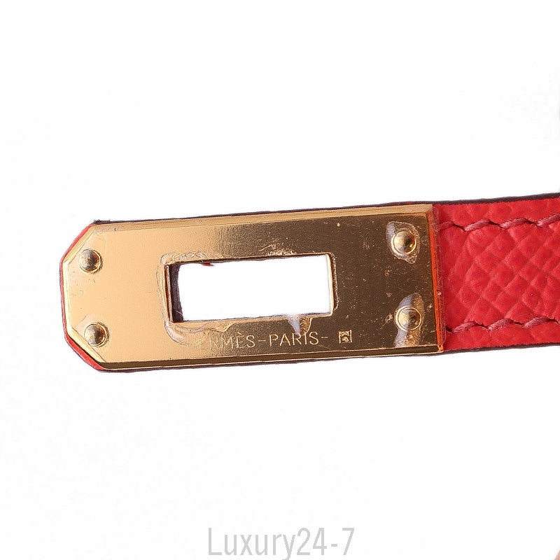 Hermès Rose Jaipur Epsom Kelly Sellier 25