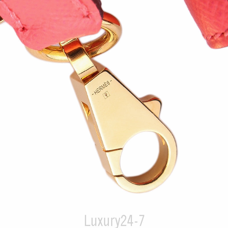 Hermès Rose Jaipur Epsom Kelly Sellier 25