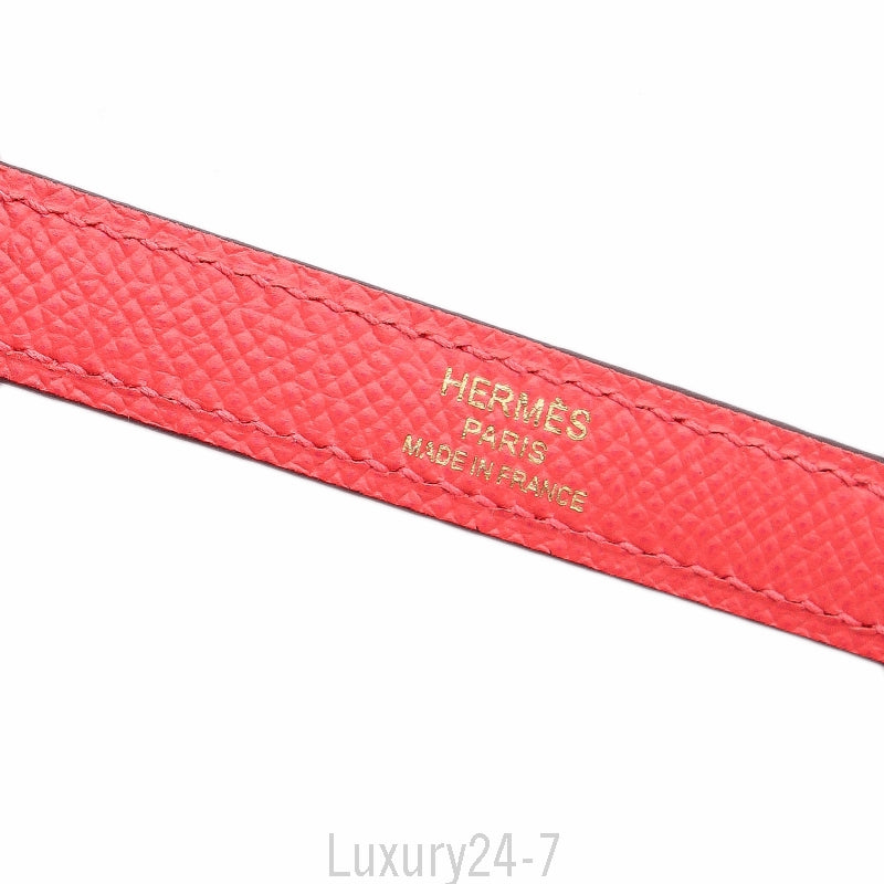 Hermès Rose Jaipur Epsom Kelly Sellier 25