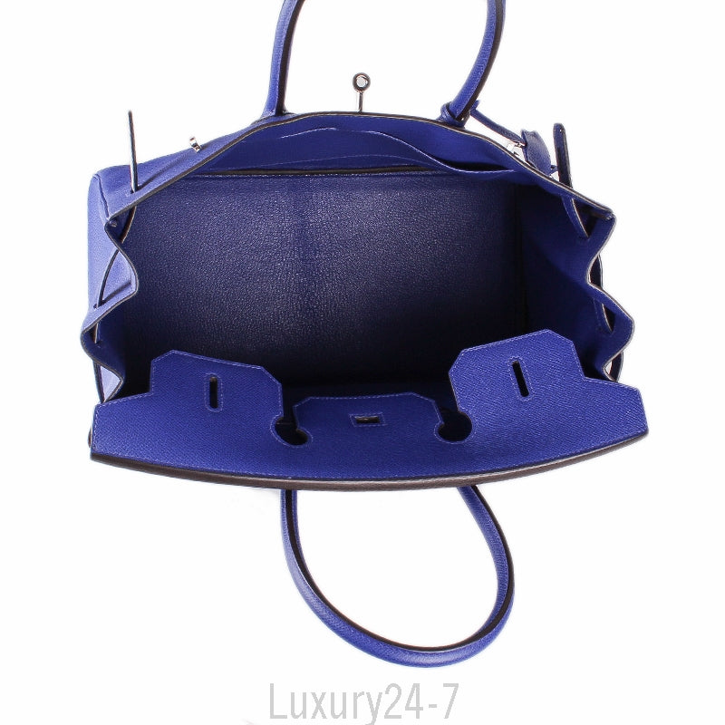 Hermès Blue Electric Epsom Birkin 35