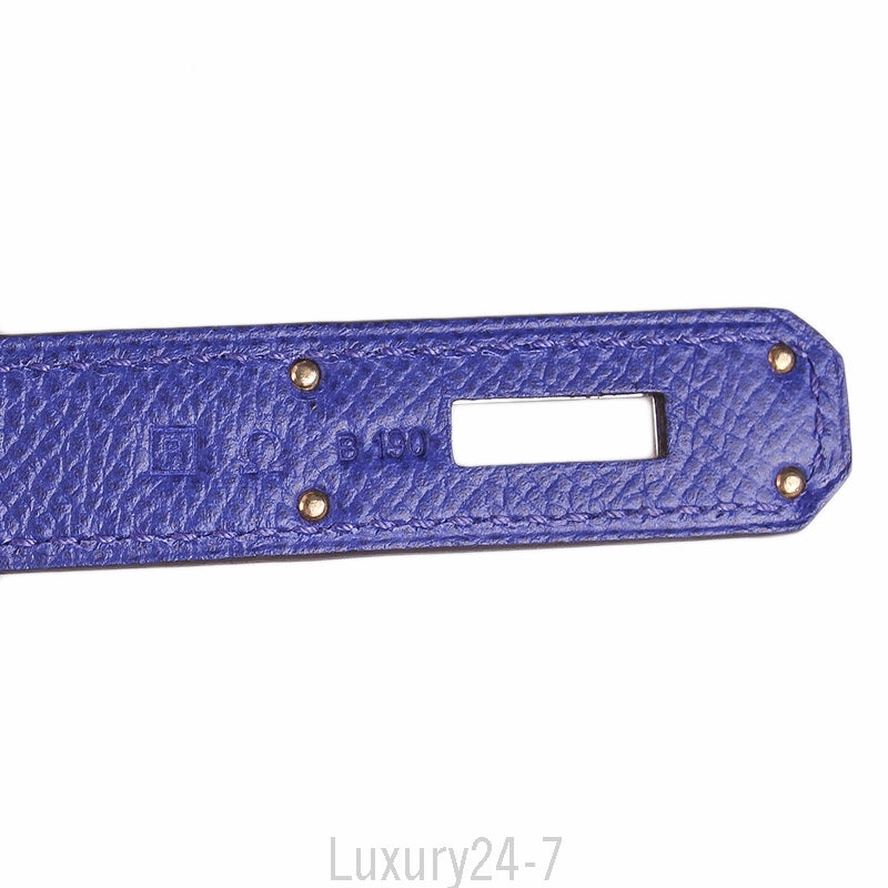 Hermès Blue Electric Epsom Birkin 35