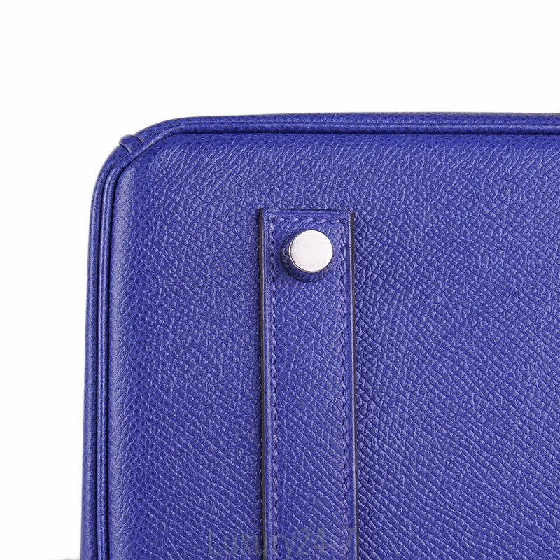 Hermès Blue Electric Epsom Birkin 35