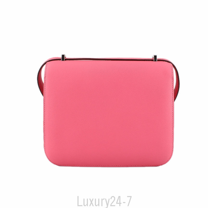 Hermès Rose Azalee Mini  Constance 18