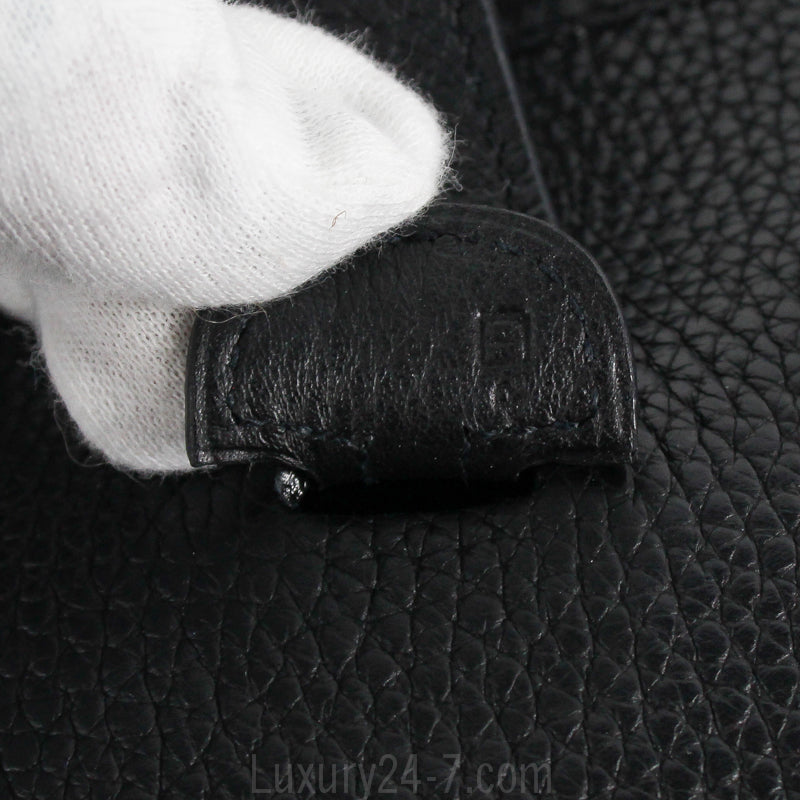 Hermes Evelyne I PM Black Clemence Shoulder Bag