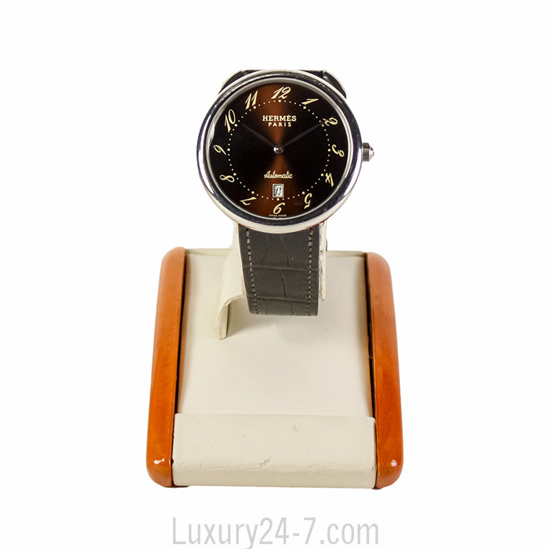 Hermes Arceau Automatic TGM Wrist Watch