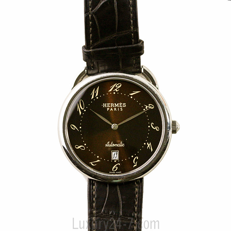 Hermes Arceau Automatic TGM Wrist Watch