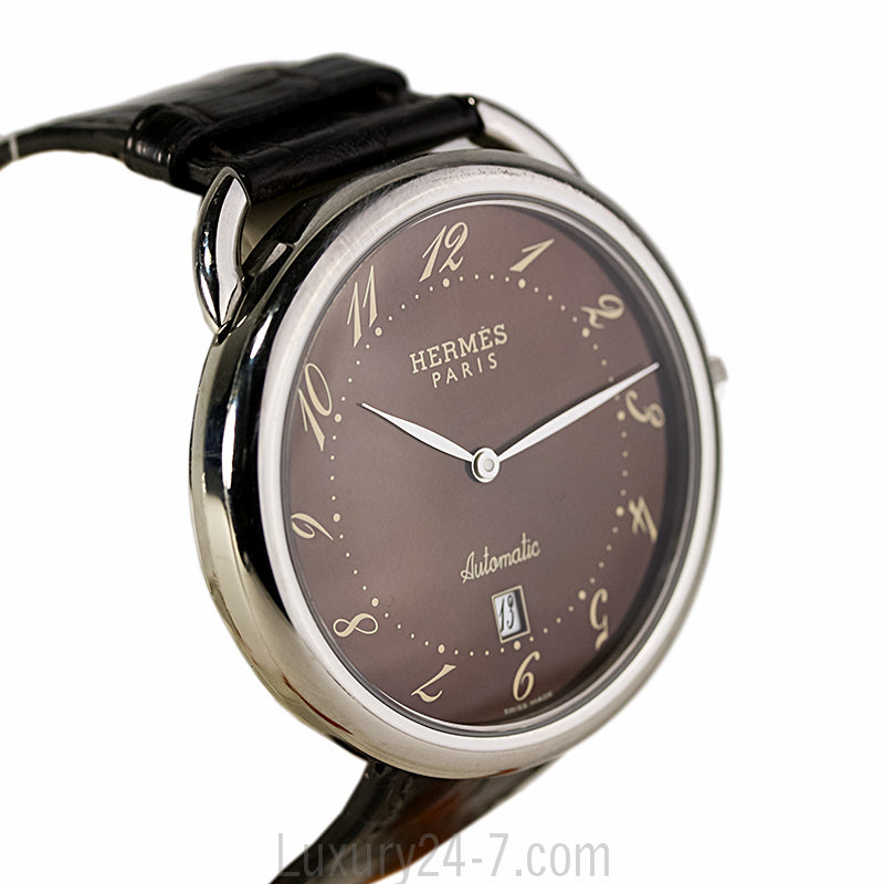 Hermes Arceau Automatic TGM Wrist Watch
