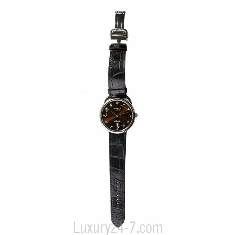 Hermes Arceau Automatic TGM Wrist Watch