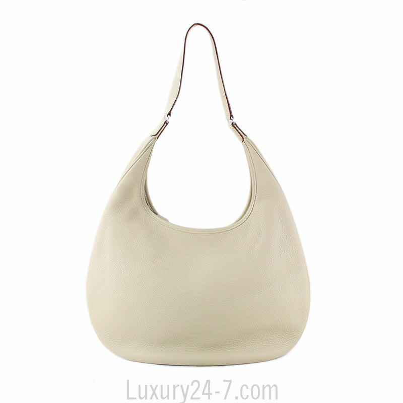 Hermes Cream Gao Hobo Bag