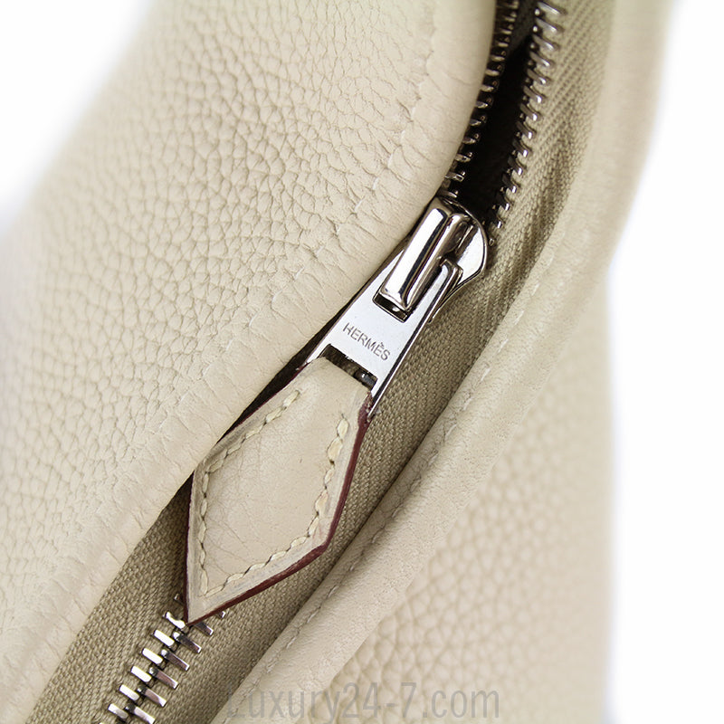 Hermes Cream Gao Hobo Bag