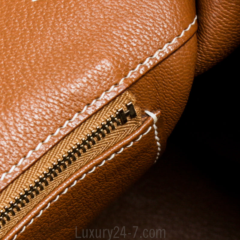 Hermes Gold Epsom Birkin 35 Bag