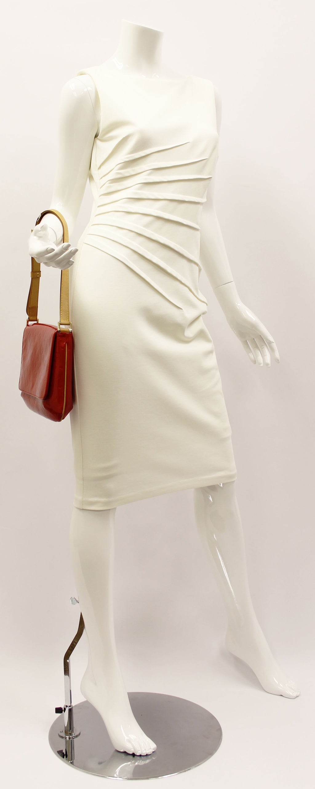 Louis Vuitton Red Monogram Vernis Thompson Street Bag