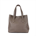 Hermes Clemence Victoria II Cabas 32 Etoupe Tote Bag