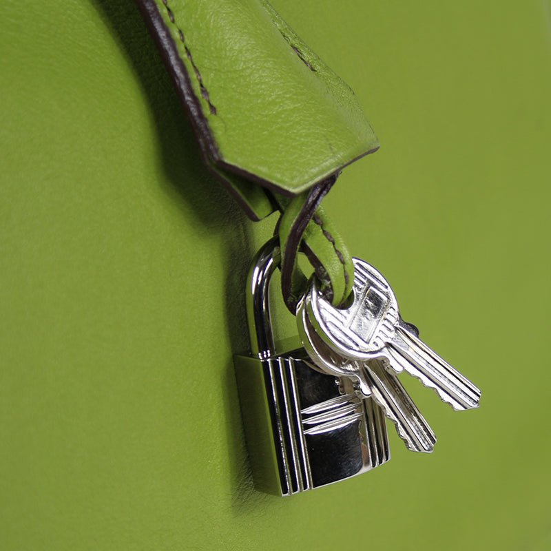 Hermes Swift Leather Apple Green Birkin 35cm