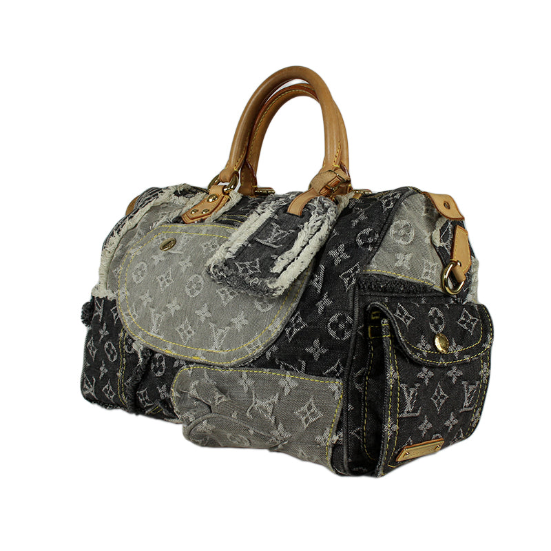 Louis Vuitton Denim Patchwork Speedy 30 CM