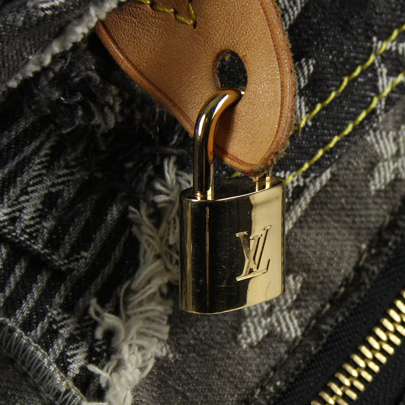 Louis Vuitton Denim Patchwork Speedy 30 CM