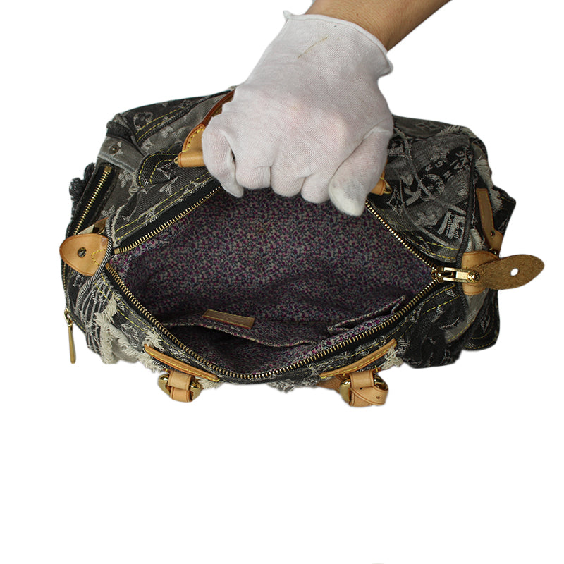 Louis Vuitton Denim Patchwork Speedy 30 CM