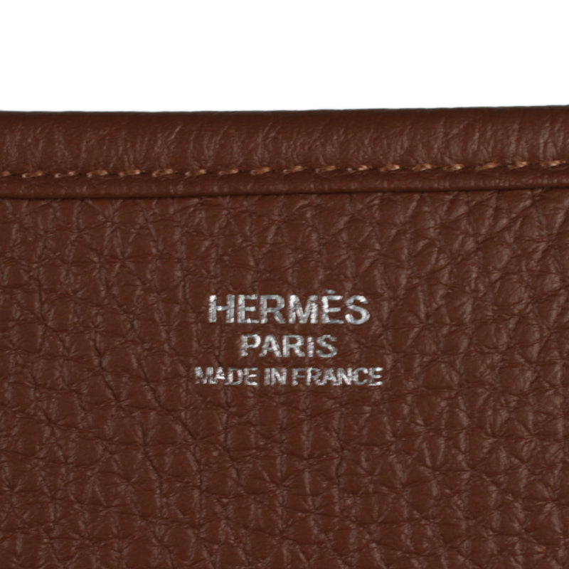 Hermes Evelyne III GM Brown Crossbody Bag