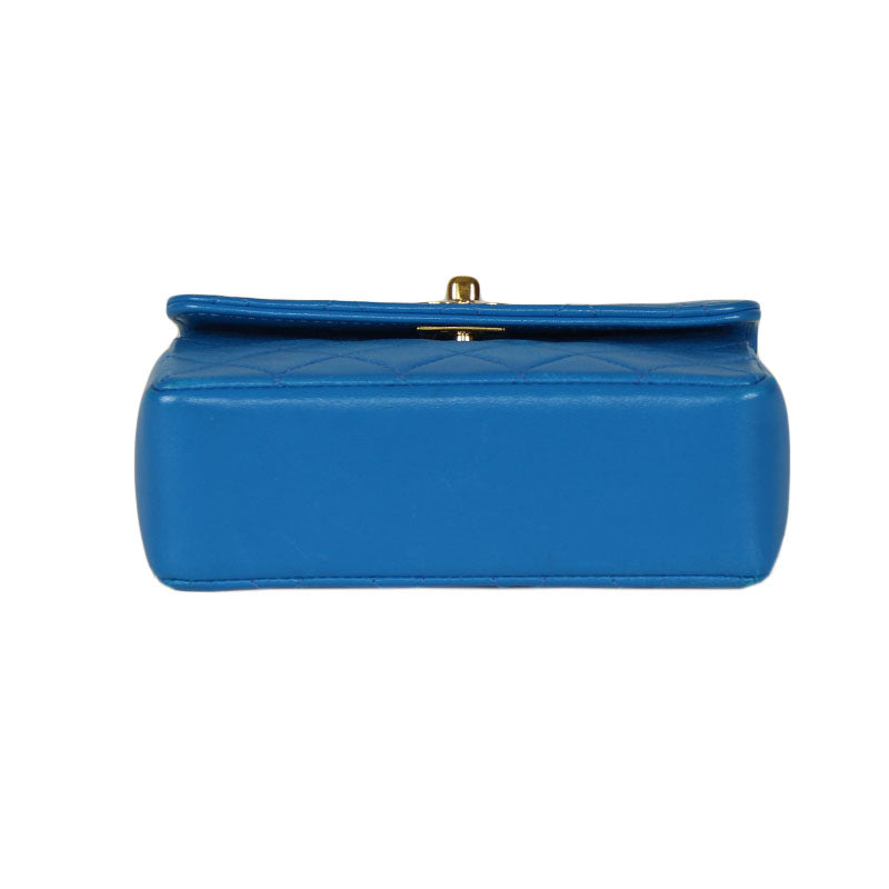 Chanel Blue Extra Mini Classic Flap Bag