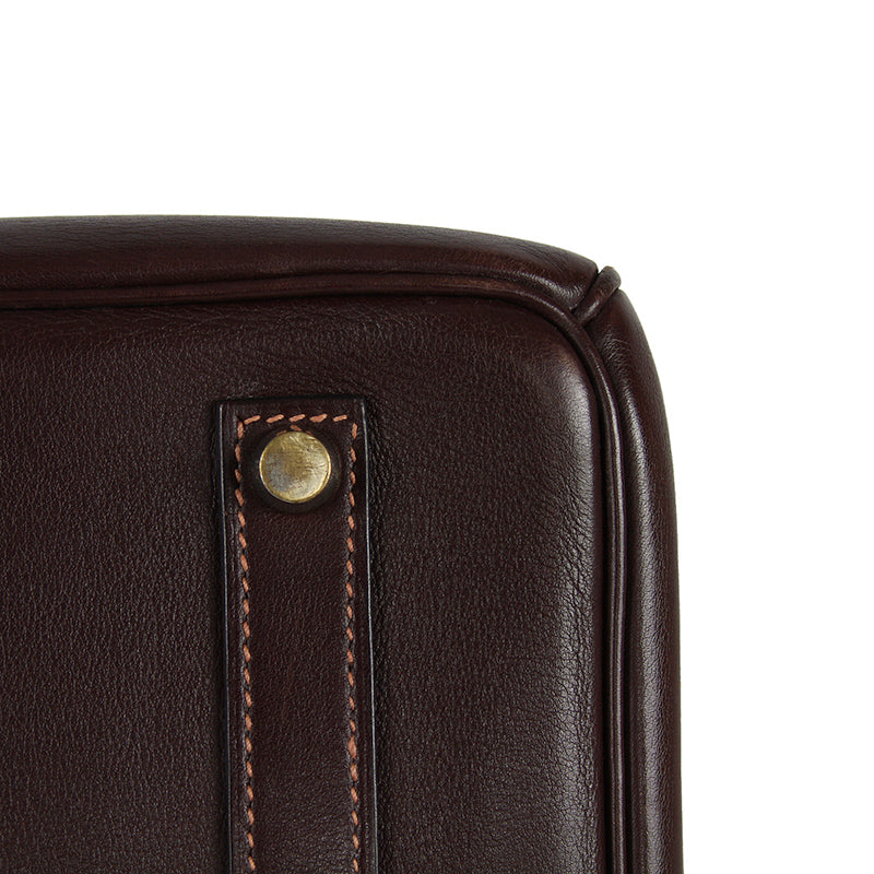 Hermes Birkin 35cm Brown Swift Leather Bag PHW