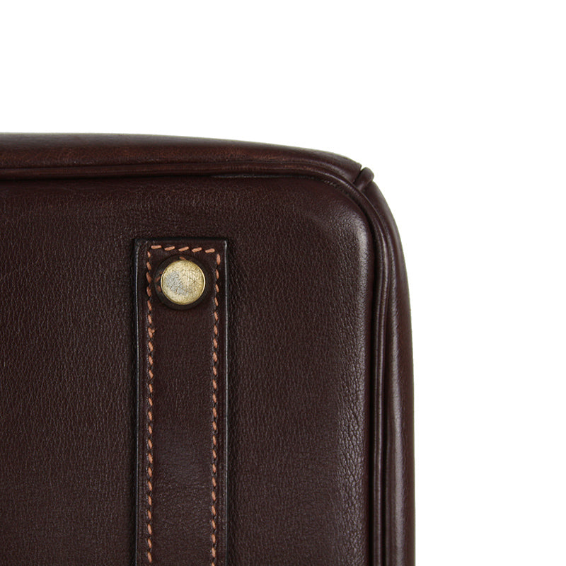 Hermes Birkin 35cm Brown Swift Leather Bag PHW