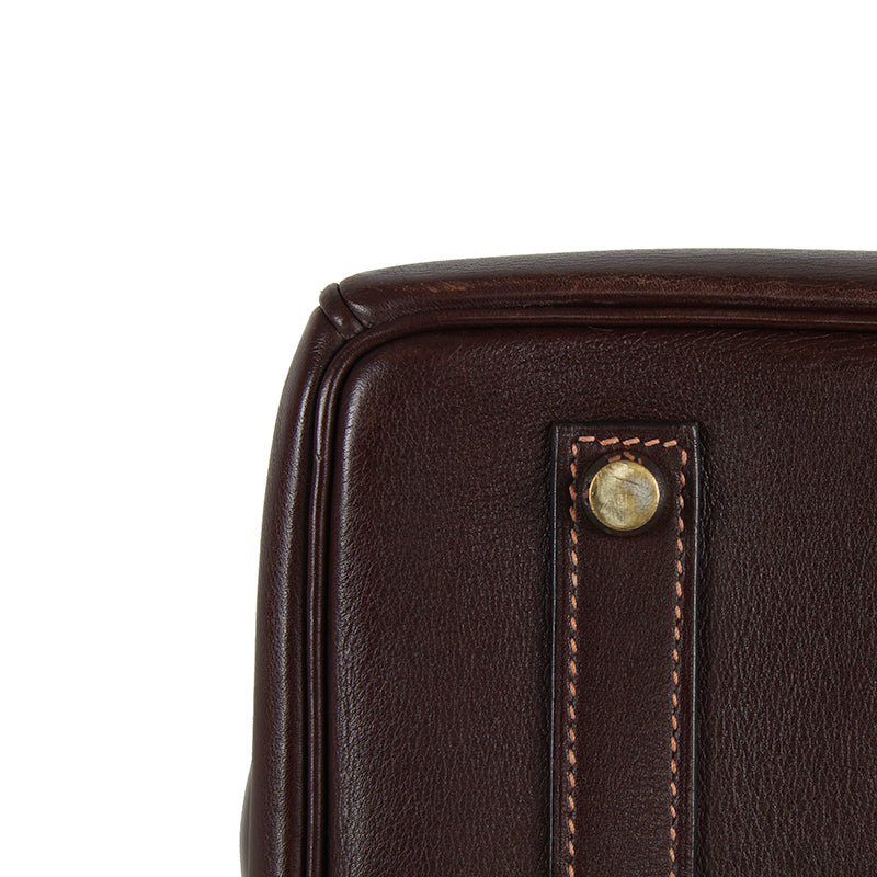 Hermes Birkin 35cm Brown Swift Leather Bag PHW