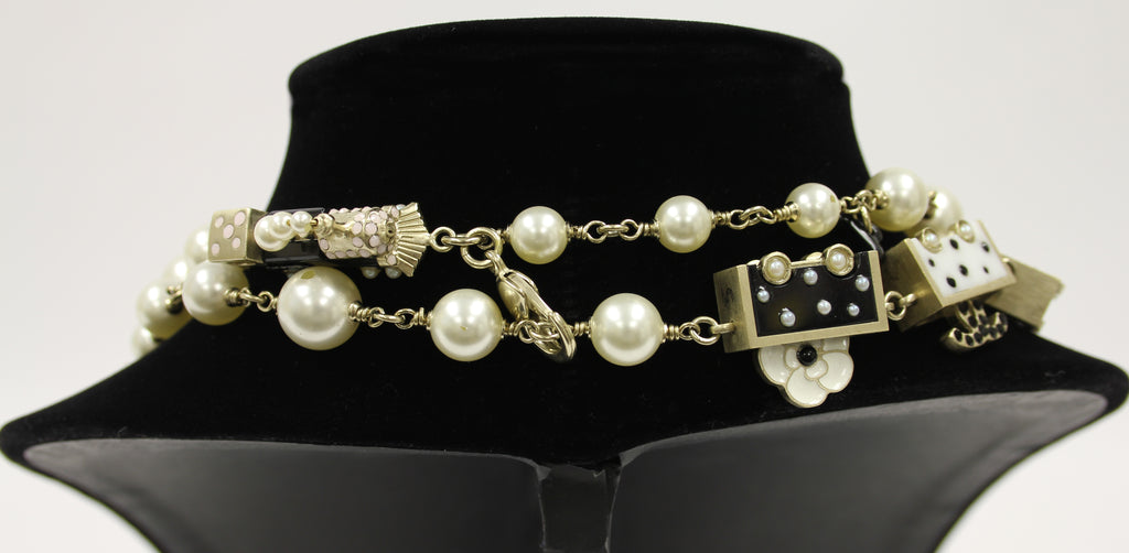 Chanel convertible charm necklace/ belt