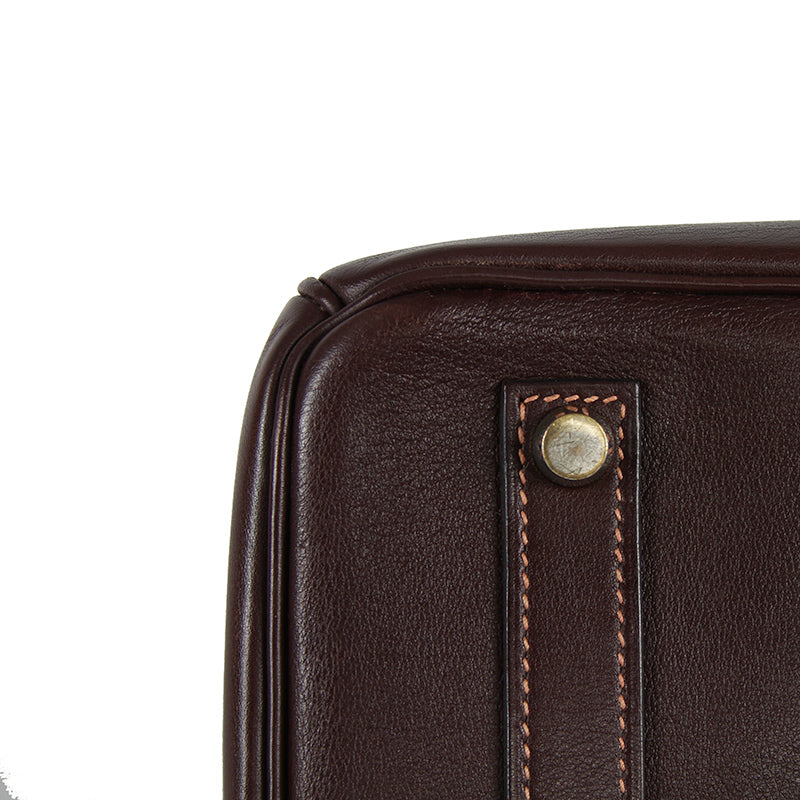 Hermes Birkin 35cm Brown Swift Leather Bag PHW