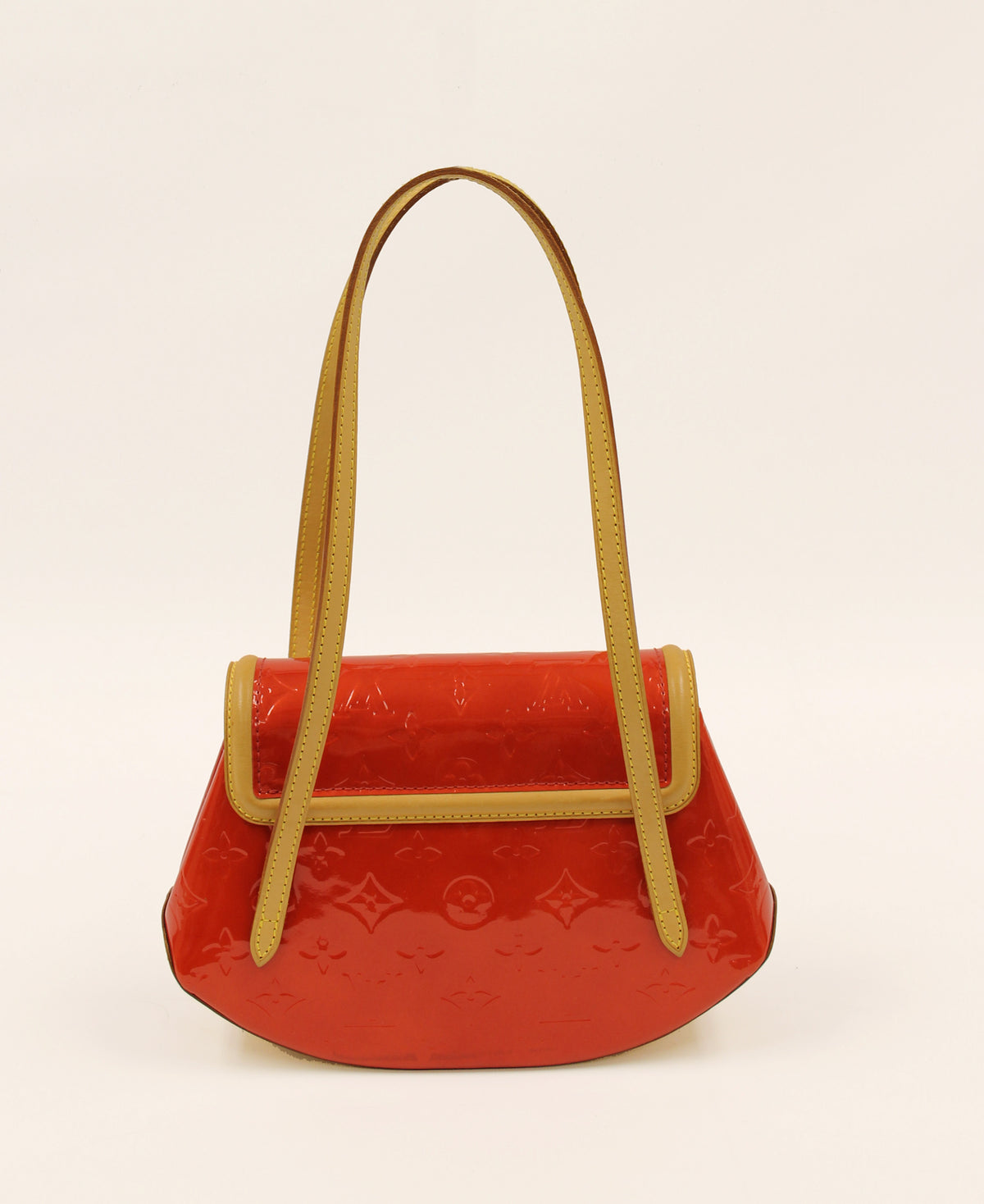 Louis Vuitton Red Monogram Vernis Leather Bag