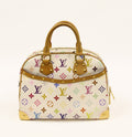 Louis Vuitton White Multicolor Trouville Bag