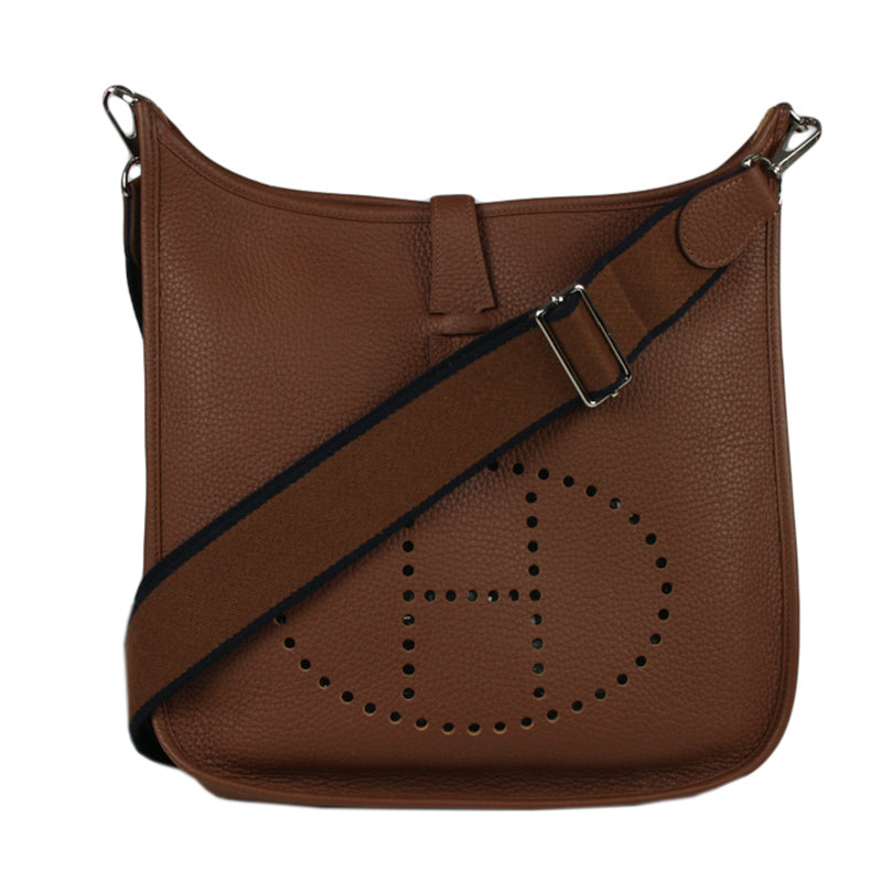 Hermes Evelyne III GM Brown Crossbody Bag