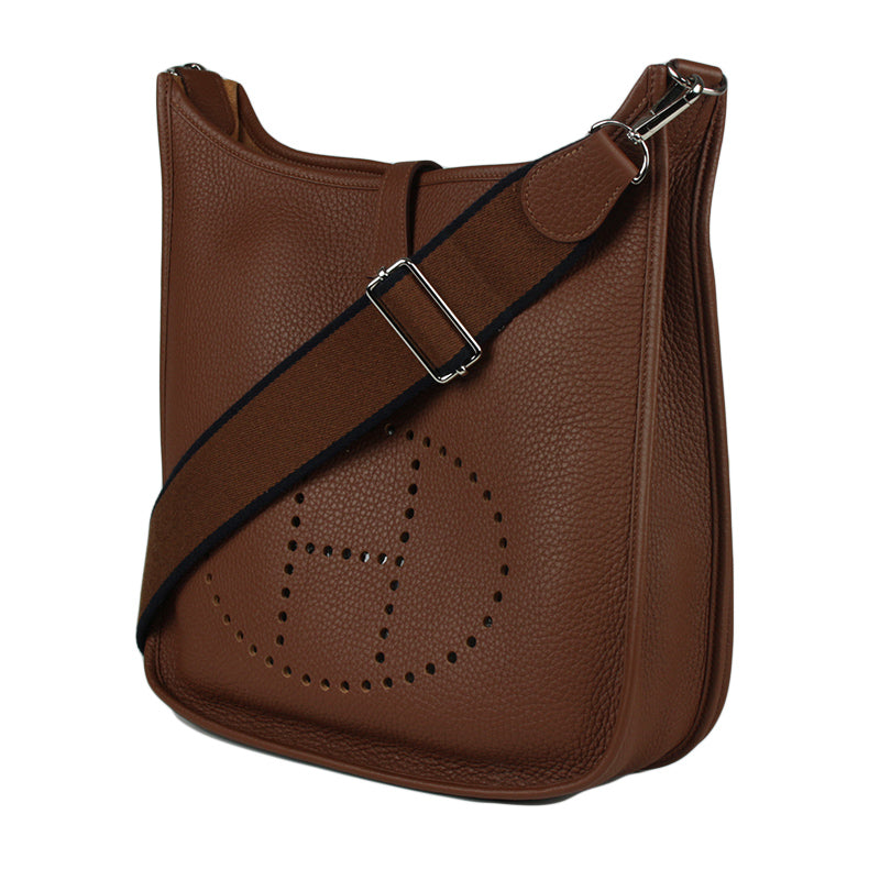 Hermes Evelyne III GM Brown Crossbody Bag