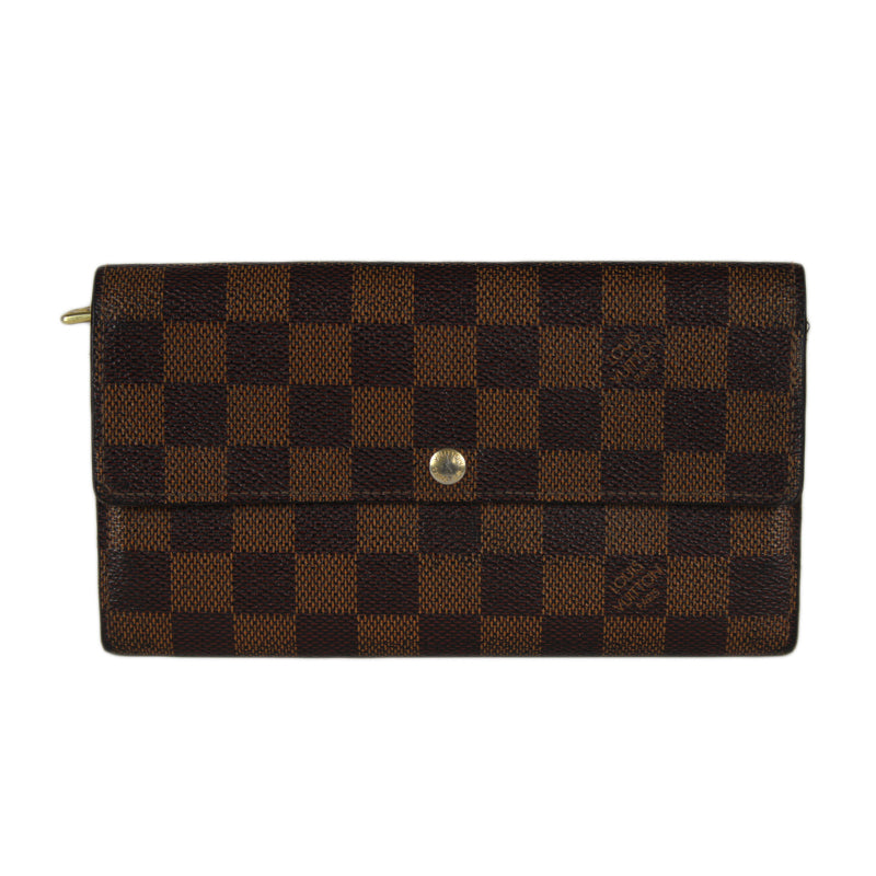 Louis Vuitton Damier Ebene Sarah Wallet
