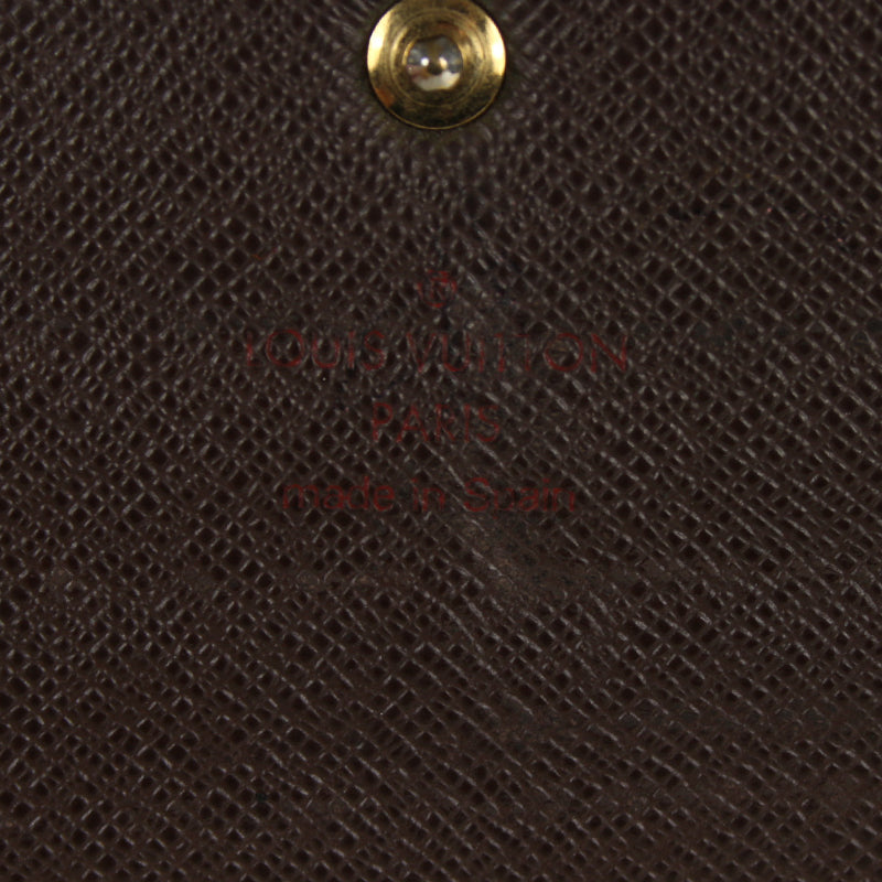 Louis Vuitton Damier Ebene Sarah Wallet
