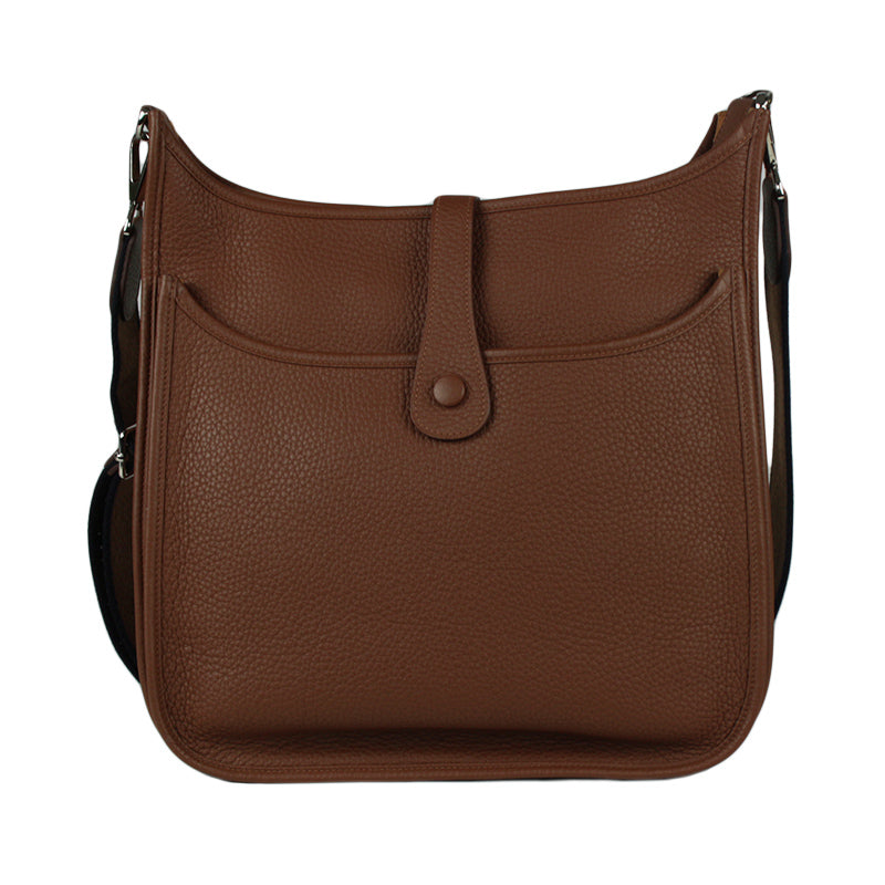 Hermes Evelyne III GM Brown Crossbody Bag