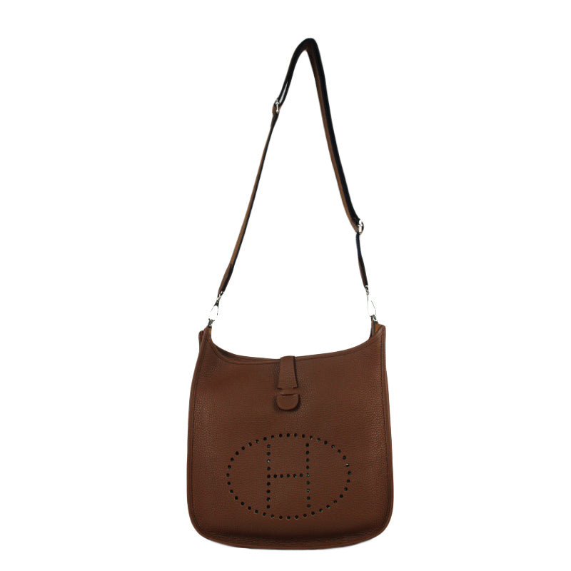 Hermes Evelyne III GM Brown Crossbody Bag