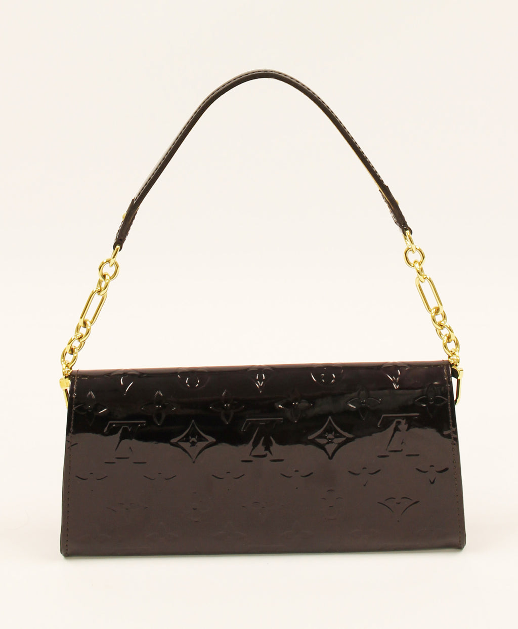 Louis Vuitton Sunset Boulevard Amarante Monogram Vernis Clutch