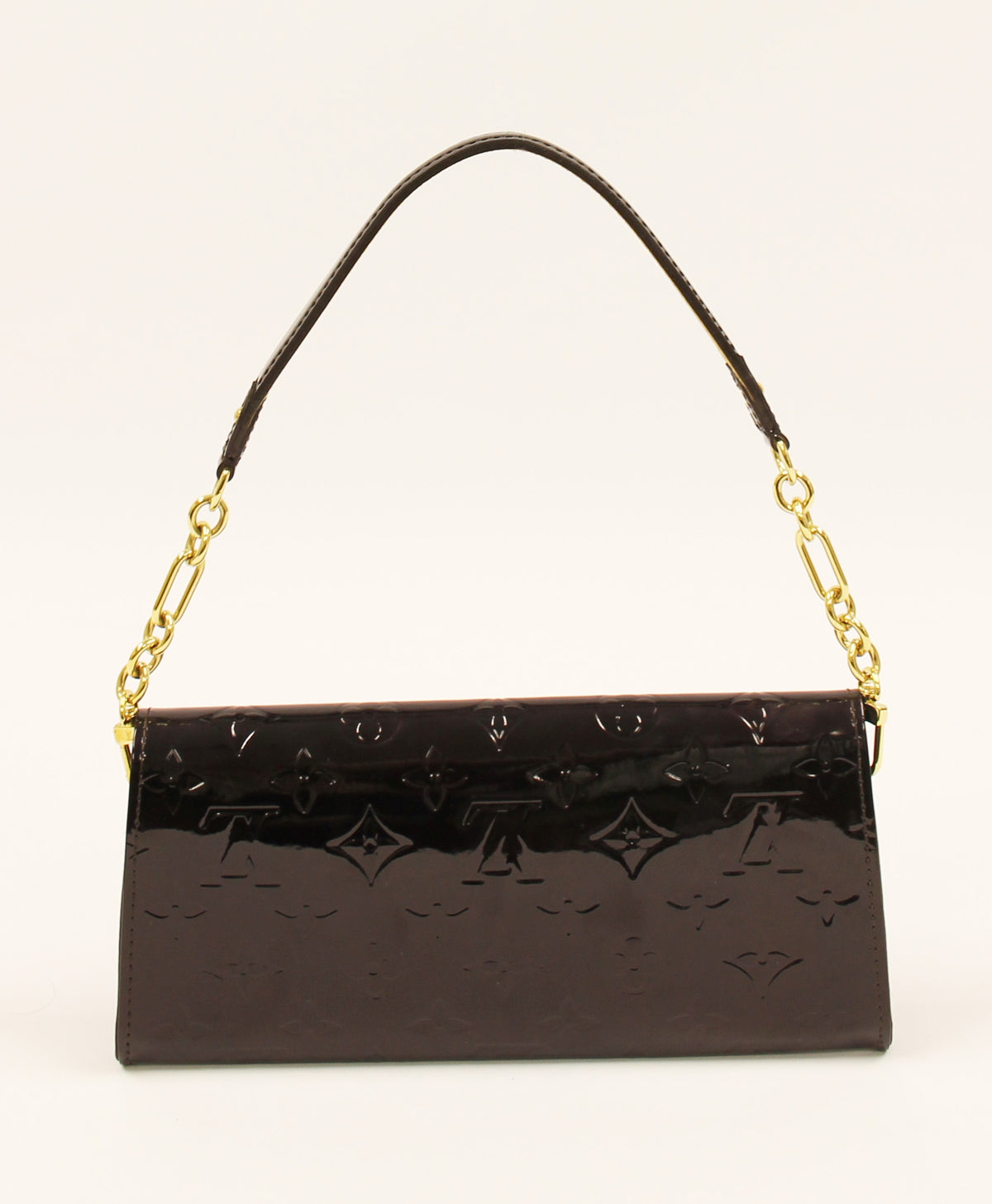 Louis Vuitton Sunset Boulevard Amarante Monogram Vernis Clutch