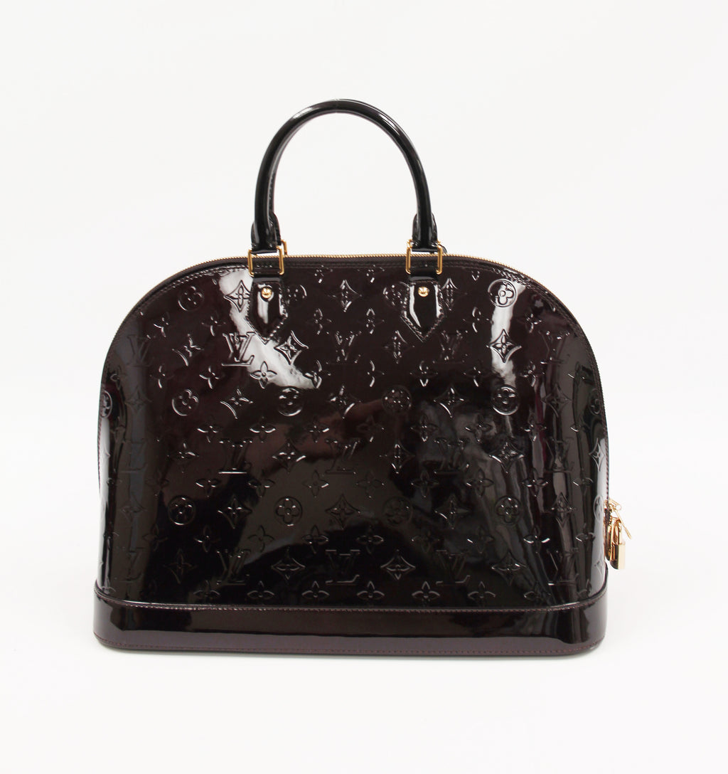 Louis Vuitton Alma MM Amarante Monogram Vernis