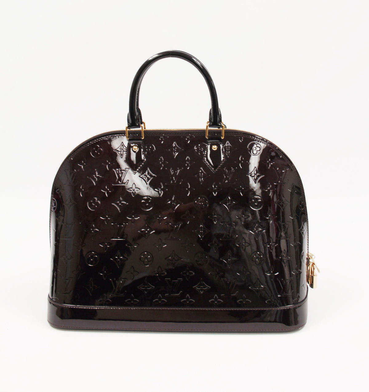 Louis Vuitton Alma MM Amarante Monogram Vernis
